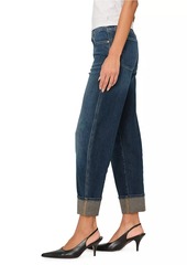 DL 1961 Thea Boyfriend Relaxed Tapered Bluffview Cuffed Jeans