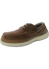 Dockers Beacon Mens Leather Lace-Up Boat Shoes