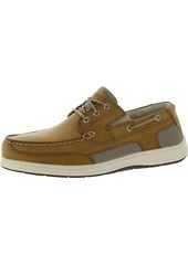 Dockers Beacon Mens Leather Lace-Up Boat Shoes