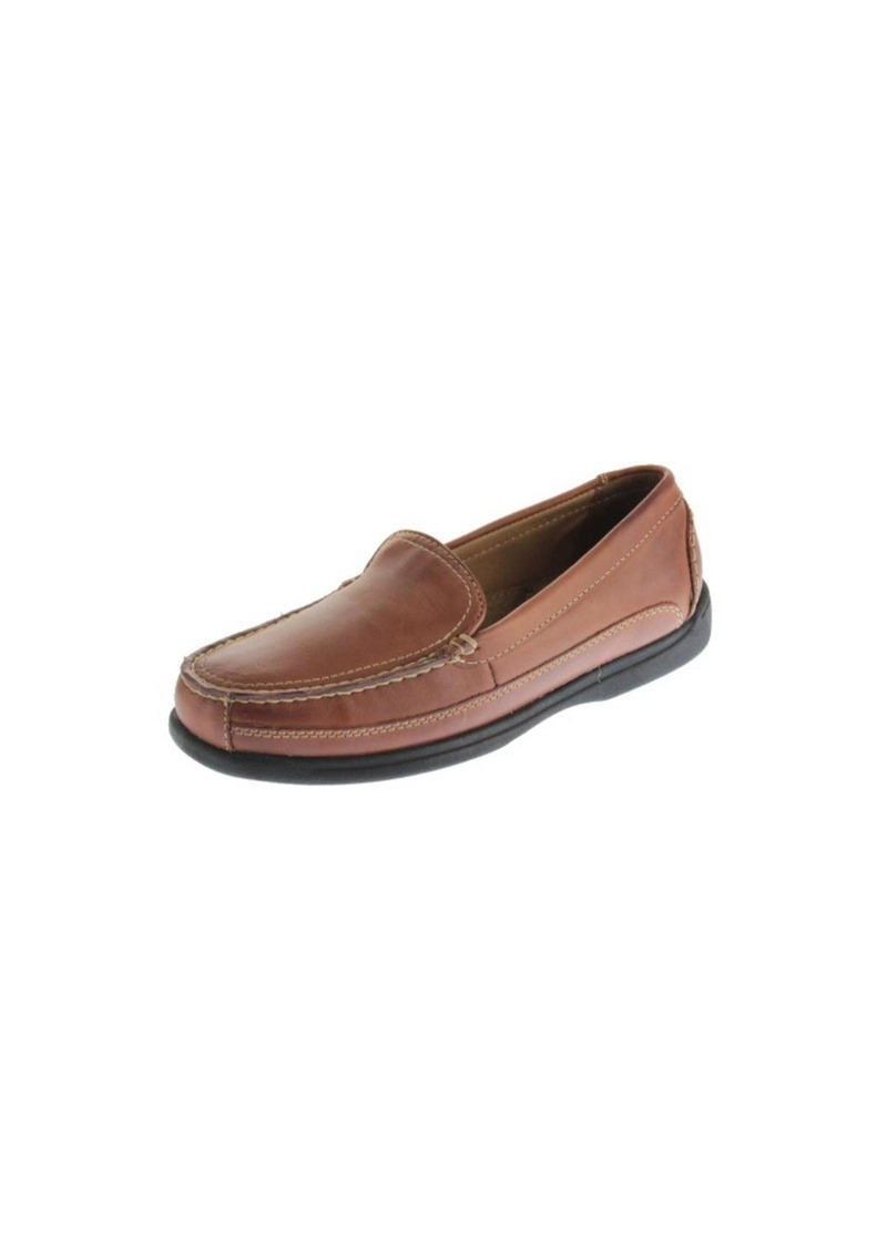 Dockers Catalina Mens Leather Contrast Stitching Smoking Loafers