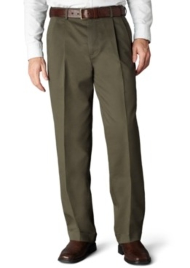 dockers relaxed fit pleated pants