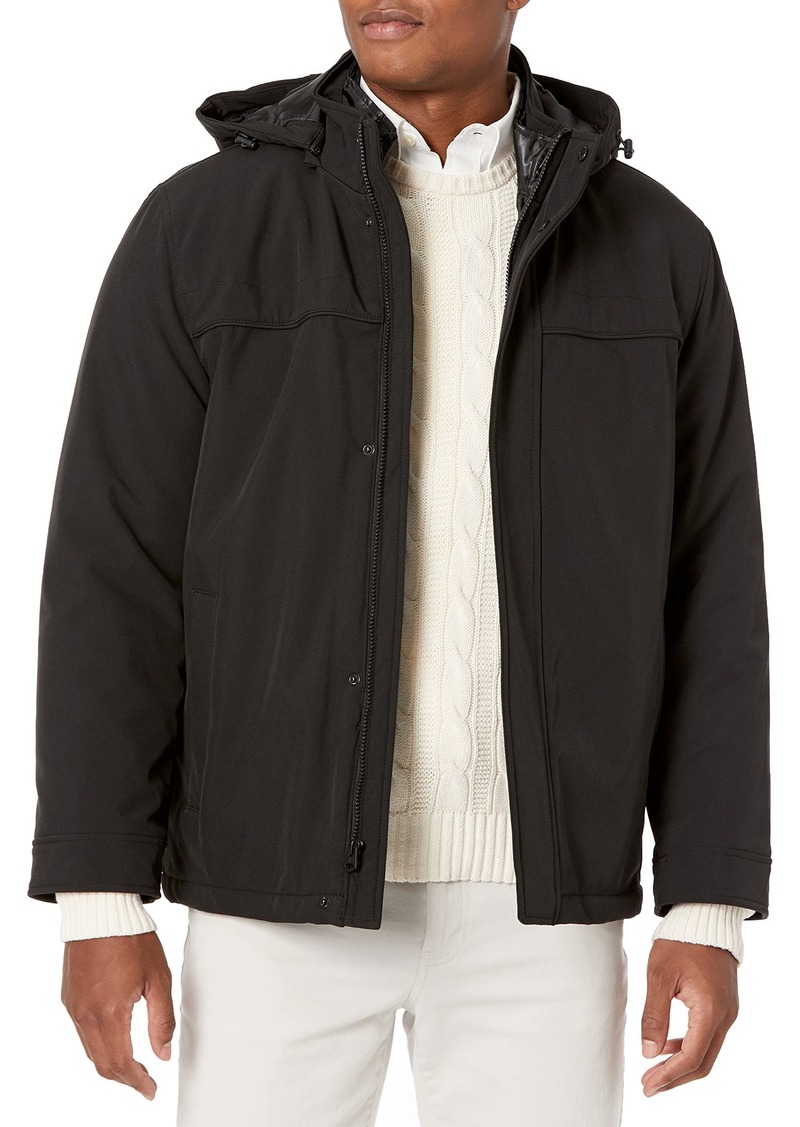 Dockers Men's 3-in-1 Hooded Soft Shell Systems Jacket