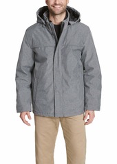 Dockers Men's 3-in-1 Hooded Soft Shell Systems Jacket