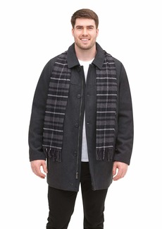 Dockers Men's Big & Tall Weston Wool Blend Scarf Coat
