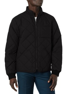 Dockers Men's Coated Cotton Diamond Quilted Jacket