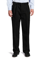Dockers Men's Comfort Khaki D4 Relaxed-Fit Pleated Pant Black - discontinued