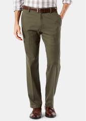 Dockers Men's Easy Straight Fit Khaki Stretch Pants - Burma Grey