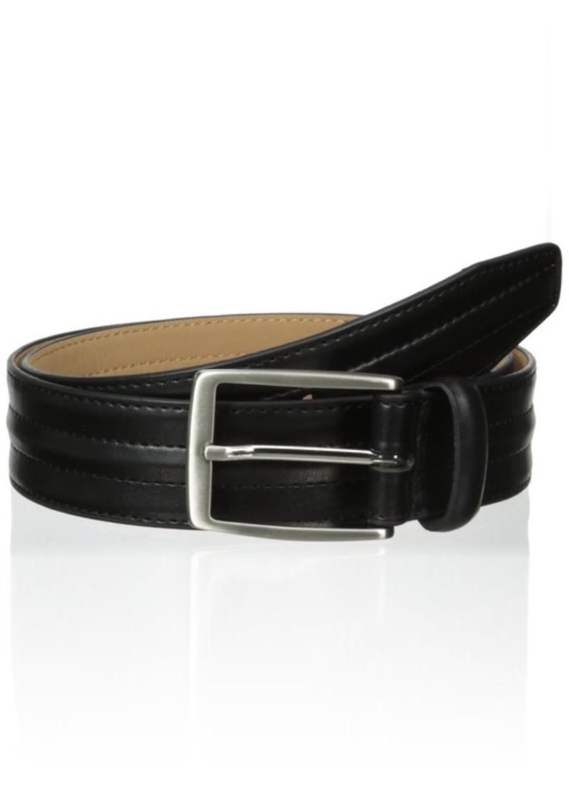 Dockers Mens Feather-Edge Belt with Center Padding