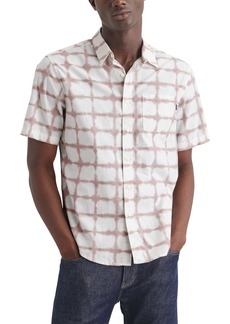 Dockers Men's Fit Short Sleeve Casual Shirt (Regular and Big & Tall) (New) Pink-Afterglow Fawn (Slub)