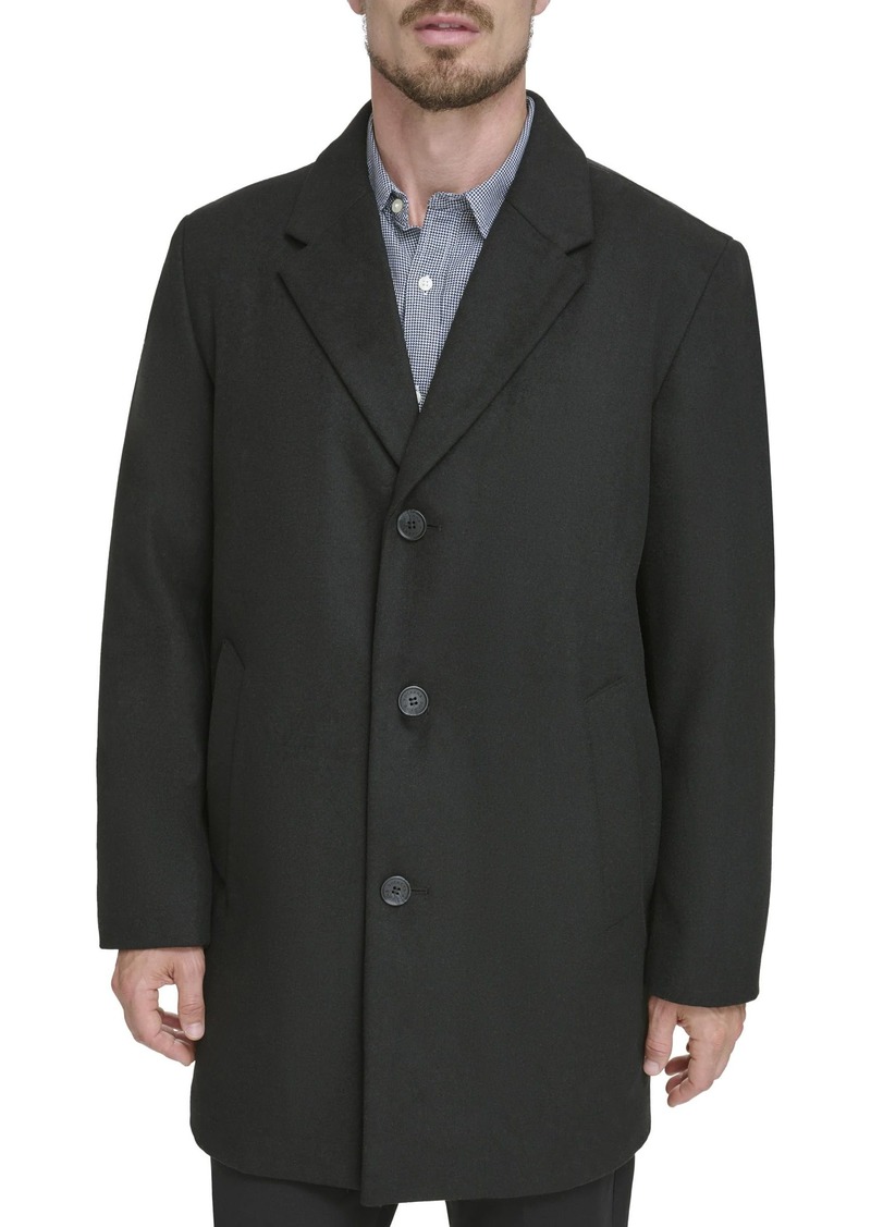 Dockers Men's Henry Wool Blend Top Coat