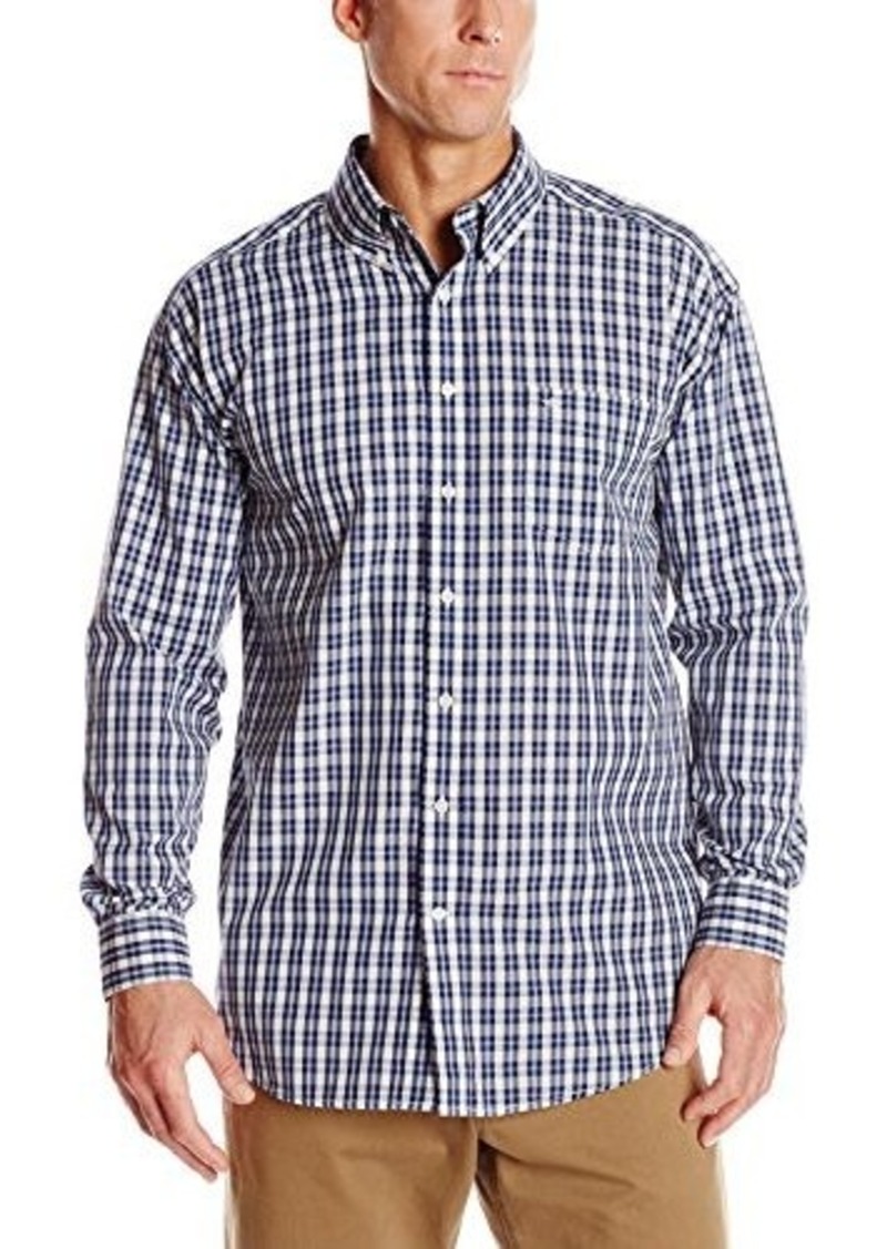 Dockers Dockers Men's Long Sleeve Blue and White Woven | Tops