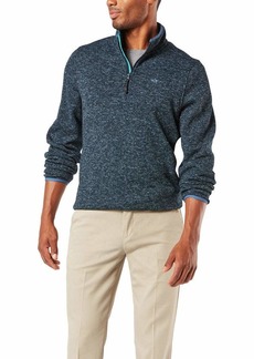 Dockers Men's Long Sleeve Quarter Zip Sweater