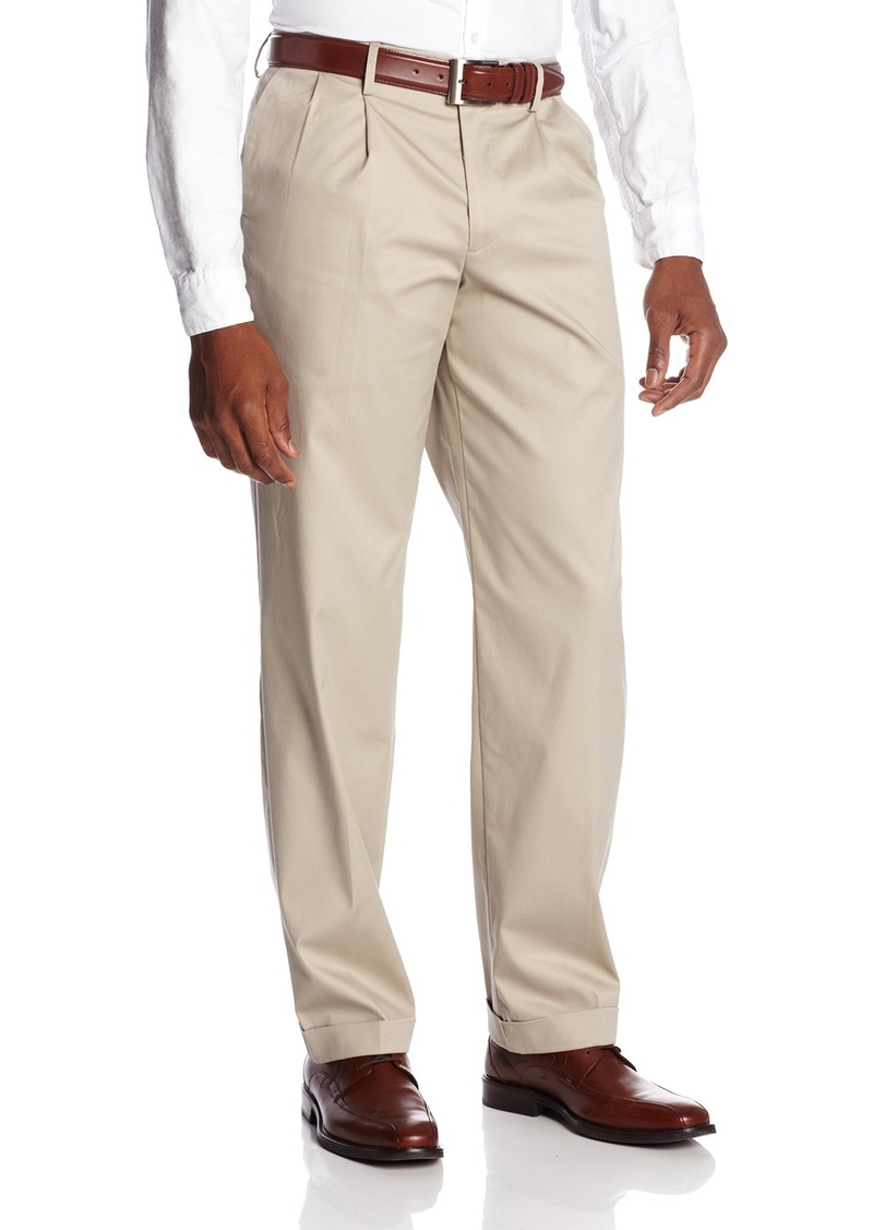 Dockers Dockers Men's New Iron Free D3 Classic Fit Pleated-Cuffed Pant ...