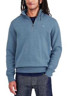 Dockers Men's Regular Fit Long Sleeve 1/4 Zip Fleece Sweatshirt