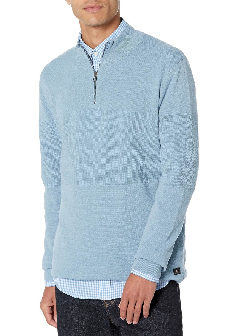 Dockers Men's Regular Fit Long Sleeve Quarter Zip Sweater