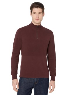 Dockers Men's Regular Fit Long Sleeve Quarter Zip Sweater
