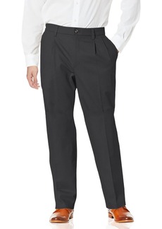 Dockers Men's Relaxed Fit Signature Khaki Lux Cotton Stretch Pants-Pleated