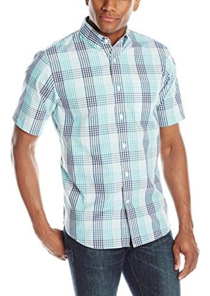 Dockers Dockers Men's Short-Sleeve Multi Plaid Woven Shirt