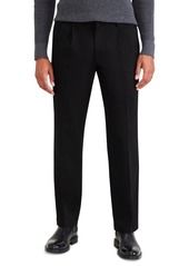 Dockers Men's Signature Classic Fit Pleated Iron Free Pants with Stain Defender - Cloud