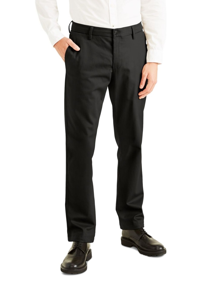 Dockers Men's Signature Slim Fit Iron Free Khaki Pants with Stain Defender - Beautiful Black