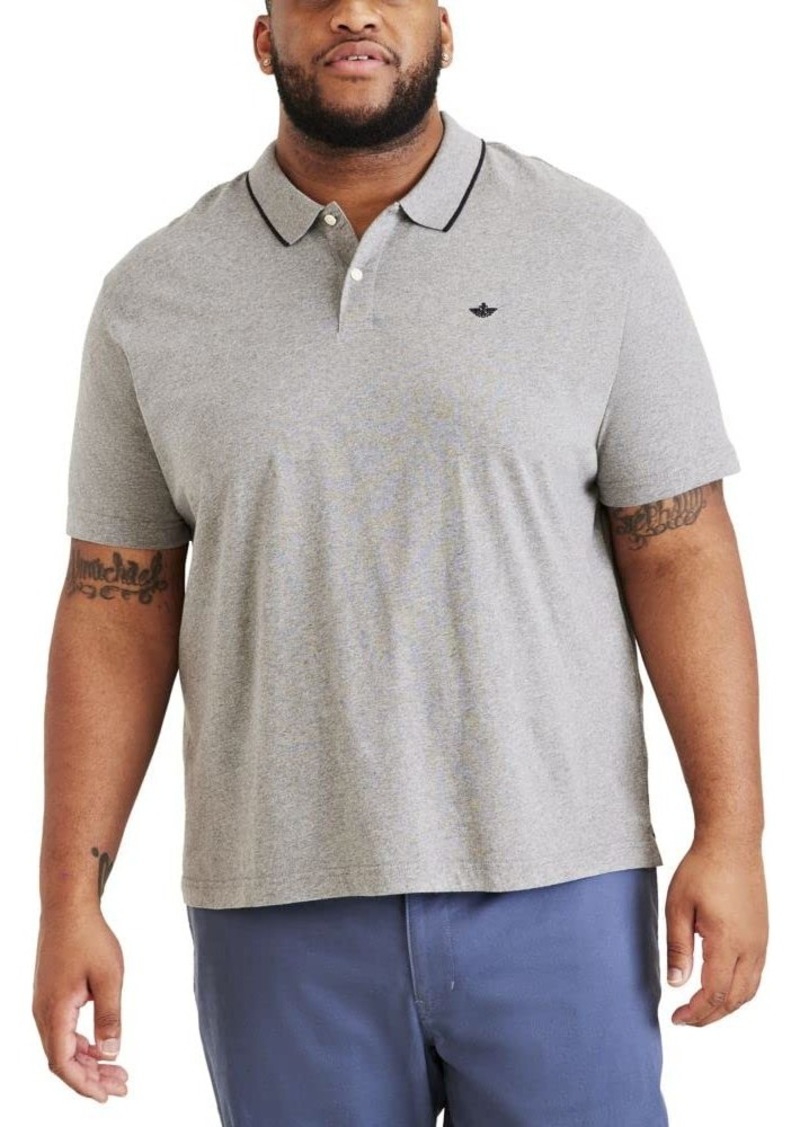 Dockers Men's Short Sleeve Perfect Performance Polo (Regular and Big & Tall)