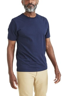 Dockers Men's Slim Fit Short Sleeve Chest Logo Crew Tee Shirt