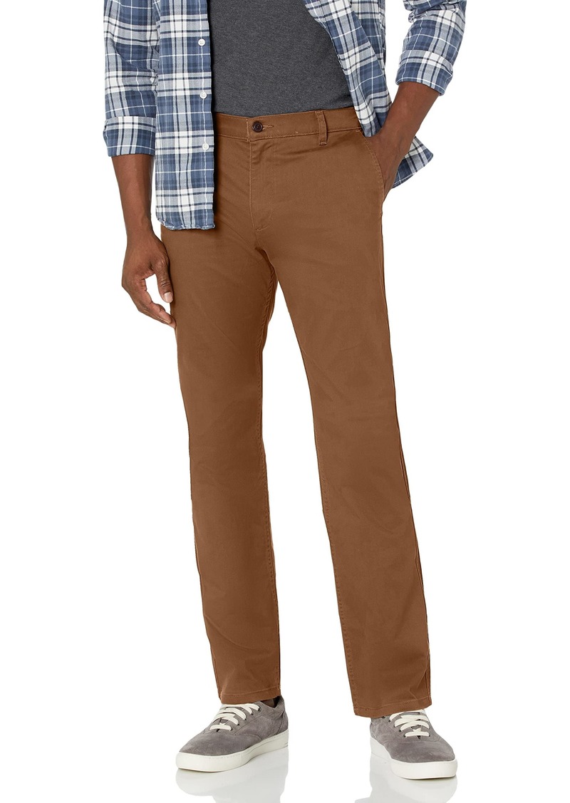 Dockers mens Straight Fit Original Khaki All Seasons Tech Pants D2 - Brown