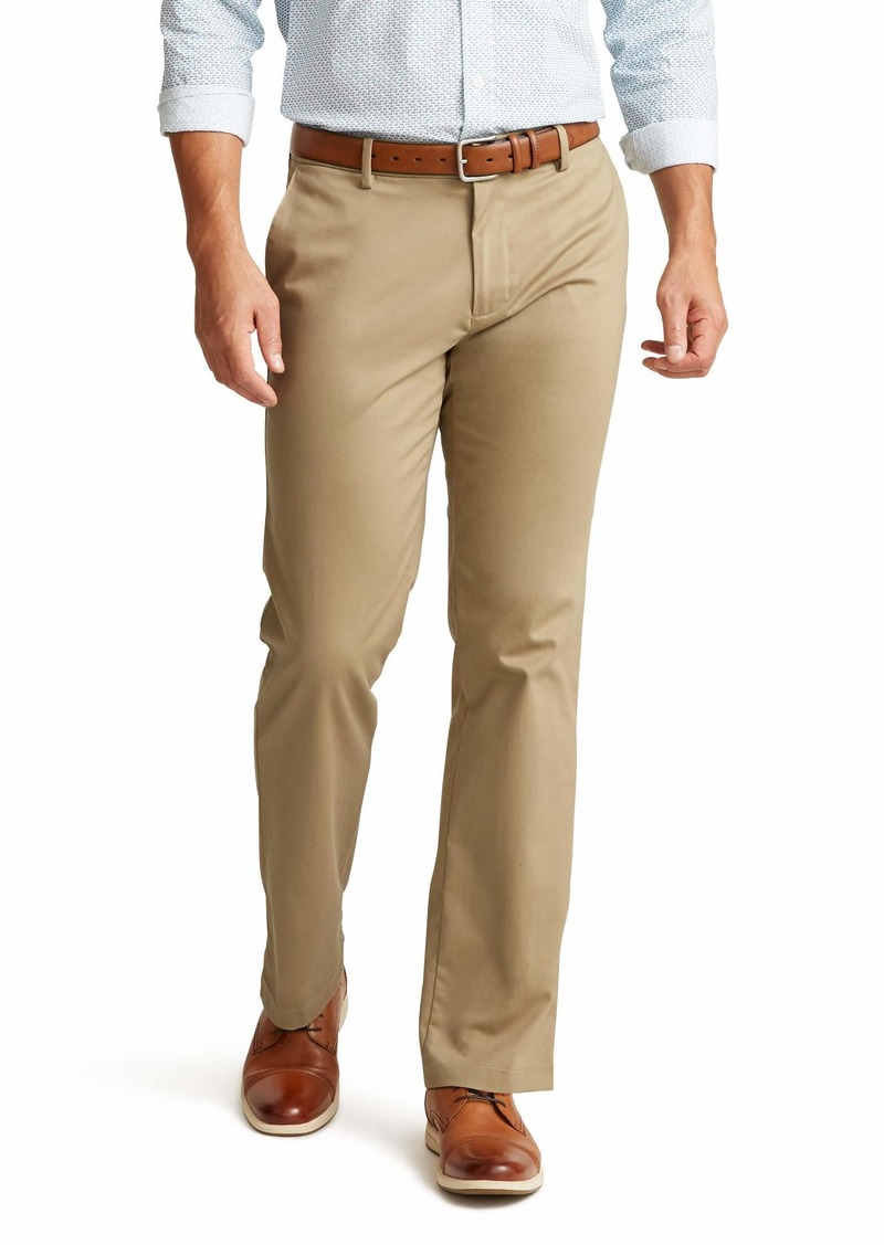 Dockers Men's Straight Fit Signature Lux Cotton Stretch Pant