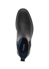 Dockers Men's Townsend Slip Resistant Faux Leather Comfort Boots - Black