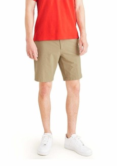 Dockers Men's Ultimate Straight Fit Supreme Flex Shorts-Legacy (Standard and Big & Tall) Timberwolf-4 Way Stretch 30