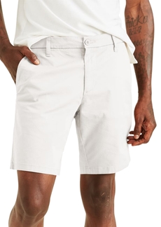 "Dockers Men's Ultimate Supreme Flex Stretch Solid 9"" Shorts - Paper White"