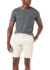 "Dockers Men's Ultimate Supreme Flex Stretch Solid 9"" Shorts - Black"