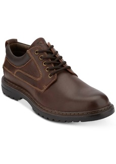 Dockers Men's Warden Plain-Toe Leather Oxfords - Red Brown