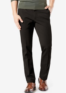Dockers Men's Workday Smart 360 Flex Straight Fit Khaki Stretch Pants - Black
