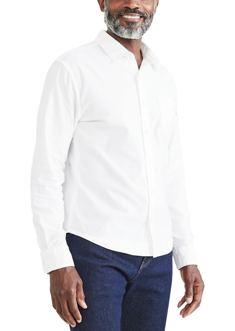 Dockers Men's Woven Oxford Shirt - Lucent White