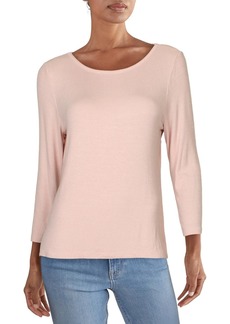 Dolan Womens Ribbed Boat Neck Thermal Top