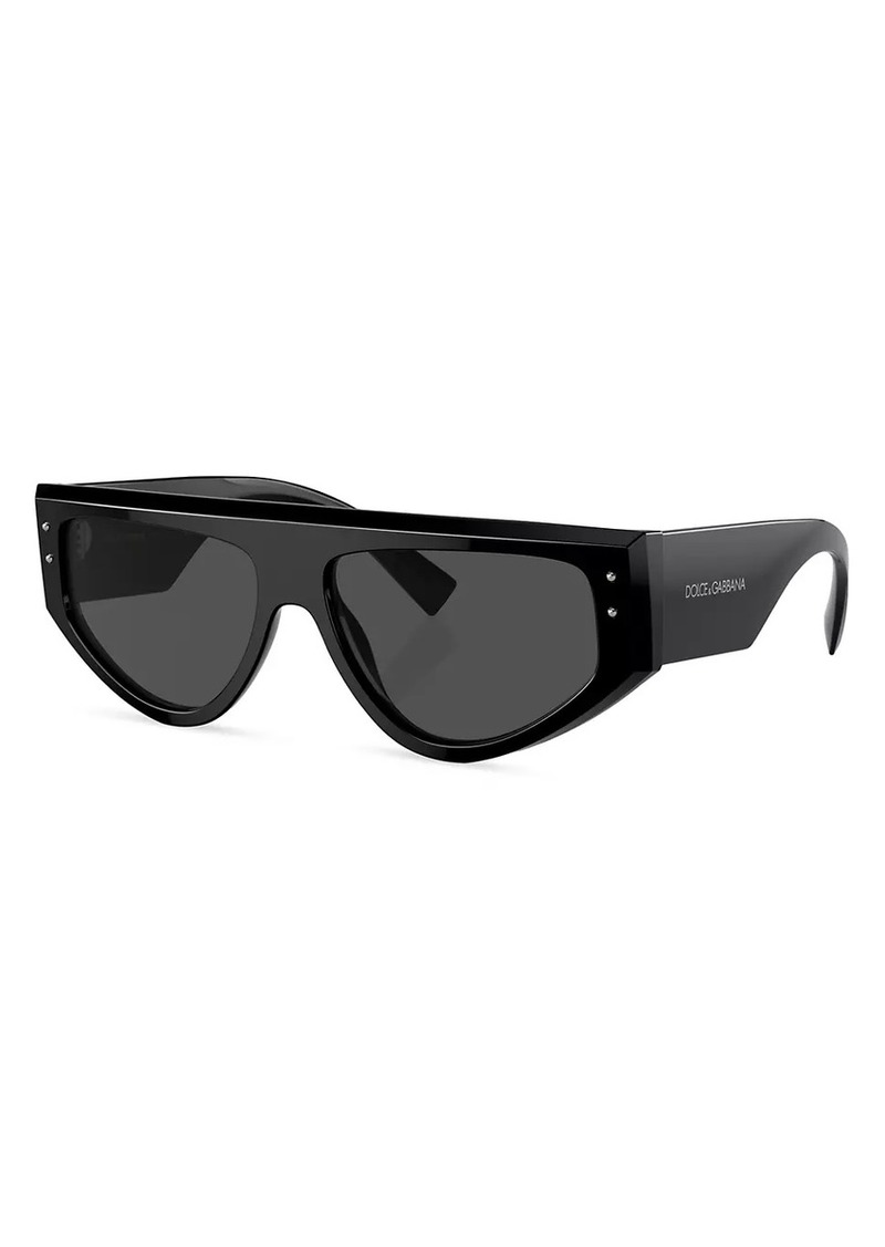 Dolce & Gabbana 57MM Rectangular Sunglasses