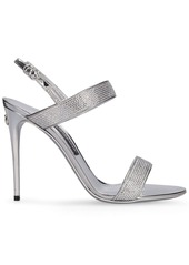 Dolce & Gabbana 105mm Keira Crystal & Leather Sandals