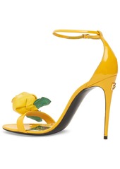 Dolce & Gabbana 105mm Keira Patent Leather Sandals