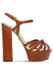 Dolce & Gabbana 150mm Leather Platform Sandals