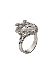 Dolce & Gabbana 18kt white gold Devotion diamond sacred heart ring