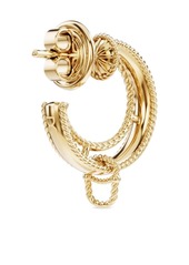 Dolce & Gabbana 18kt yellow gold Alphabet hoop earring