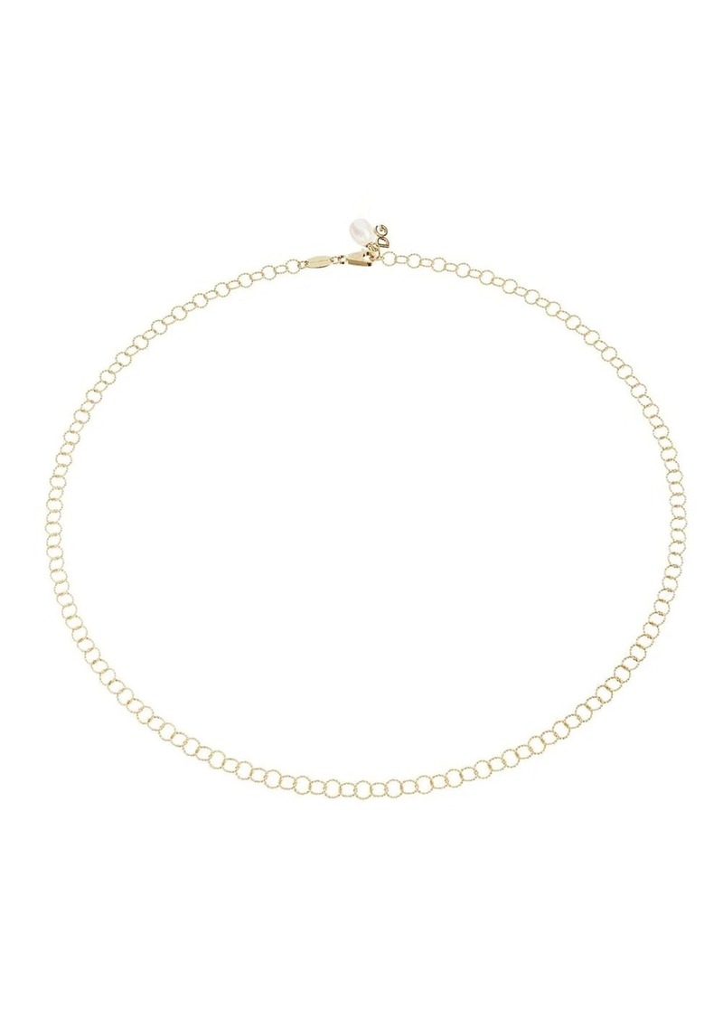 Dolce & Gabbana 18kt yellow gold Alphabet necklace