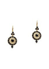 Dolce & Gabbana 18kt yellow gold diamond sapphire earrings