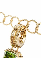 Dolce & Gabbana 18kt yellow gold I letter gemstone pendant