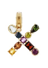 Dolce & Gabbana Rainbow Alphabet X 18kt yellow gold multi-stone pendant