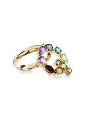 Dolce & Gabbana 18kt yellow gold Rainbow Alphabet Q ring