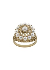 Dolce & Gabbana 18kt yellow gold Romance pearl ring