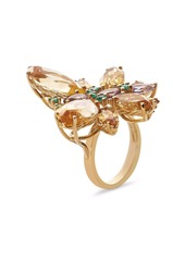 Dolce & Gabbana 18kt yellow gold Spring gemstone ring