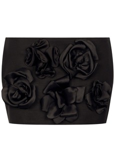 Dolce & Gabbana 3D-floral motif mini shorts